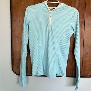 Vintage Reebok Women’s Hooded Shirt Size M